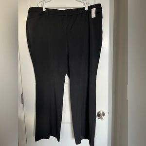 Black slacks- flare